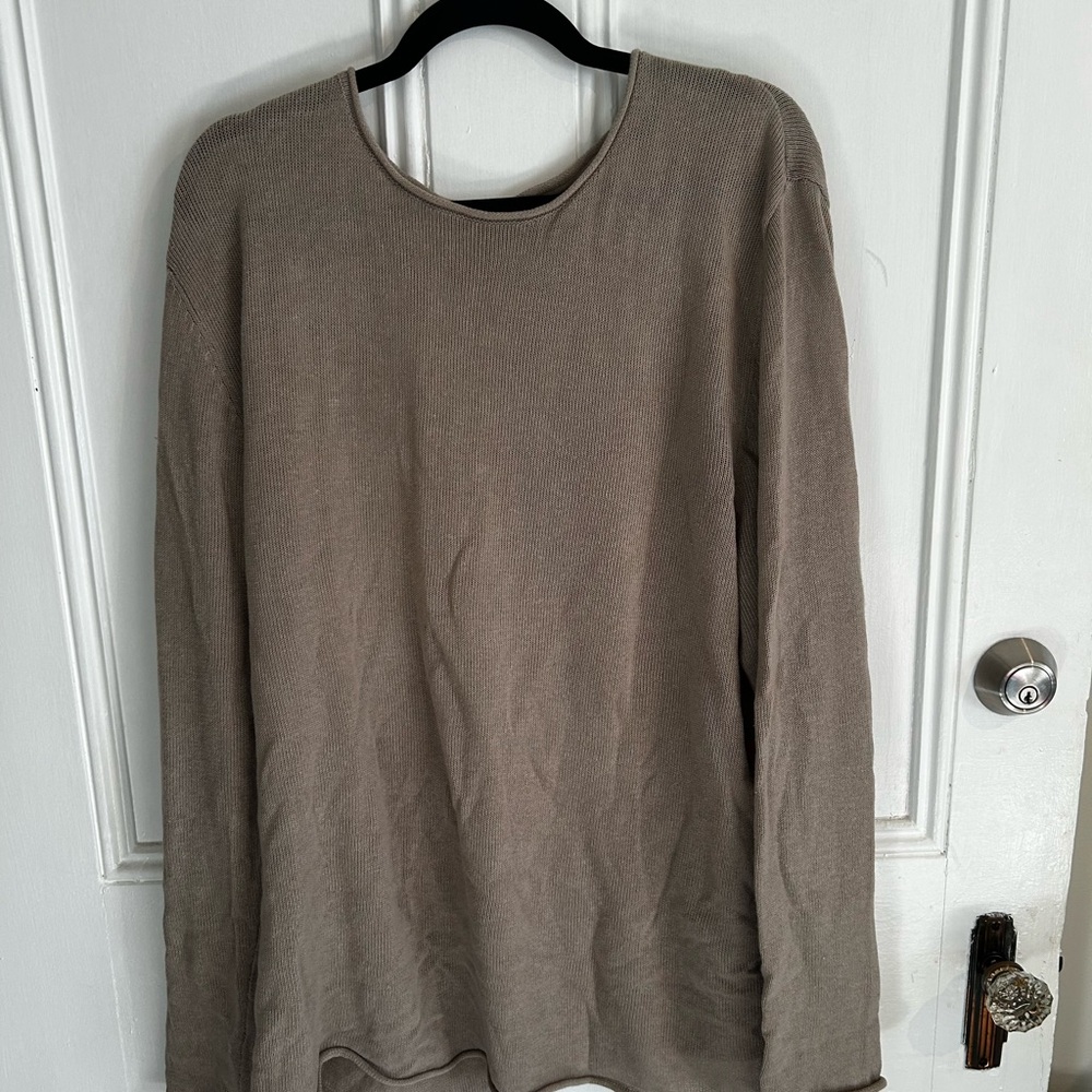 Jack & Jones Women's Beige Crew Neck Sweater